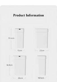 PureSense Motion Sensor Trash Can Set (2-Pack)