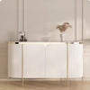 Cream Marble Sideboard Storage Cabinet