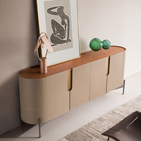 Saddle Leather Sideboard