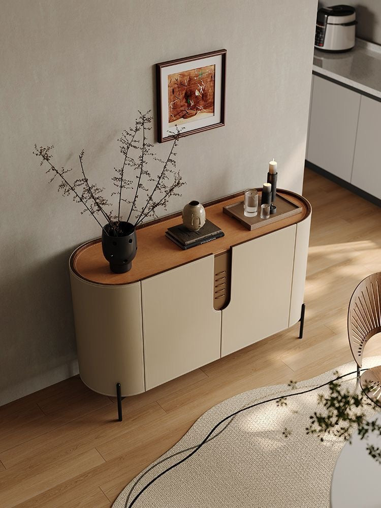 Saddle Leather Sideboard