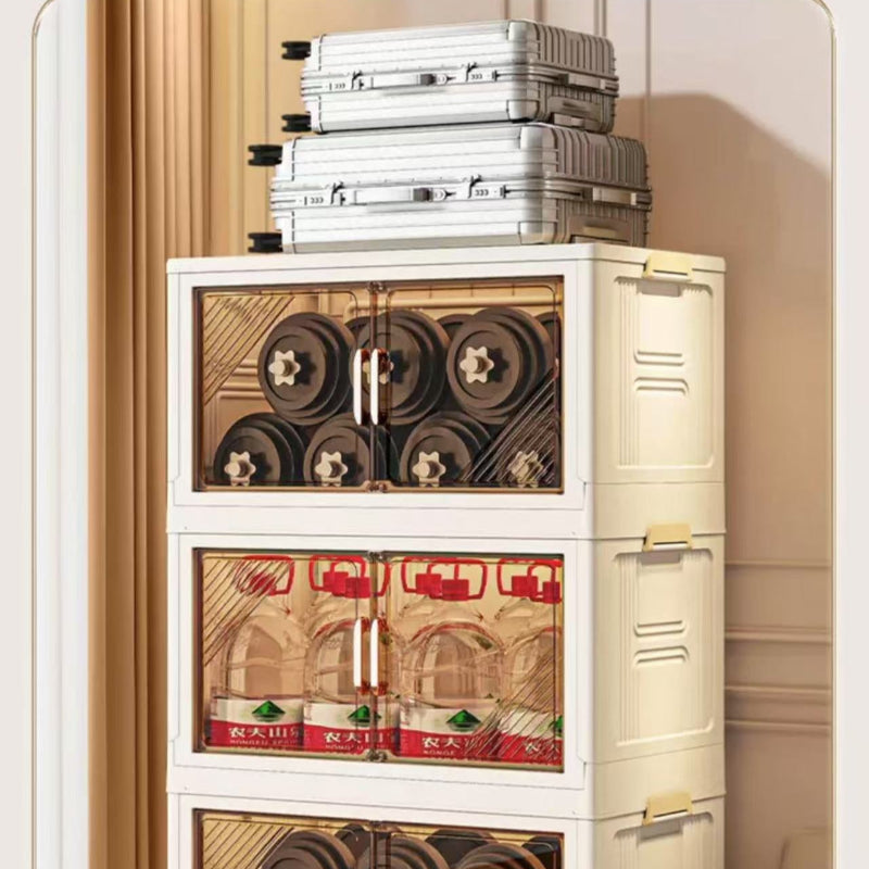 StackEase Foldable Storage Cabinet
