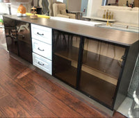 Lexford Glass-Front Sideboard & Media Console
