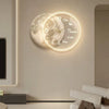 Lunar Halo Wall Clock