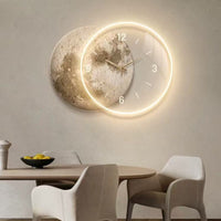 Lunar Halo Wall Clock