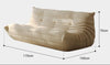 Caterpillar Leather Floor Sofa (Customization)