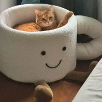 Cup of Cozy Cat Bed
