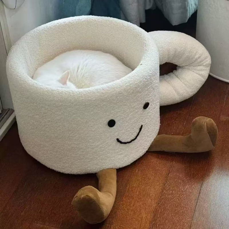 Cup of Cozy Cat Bed