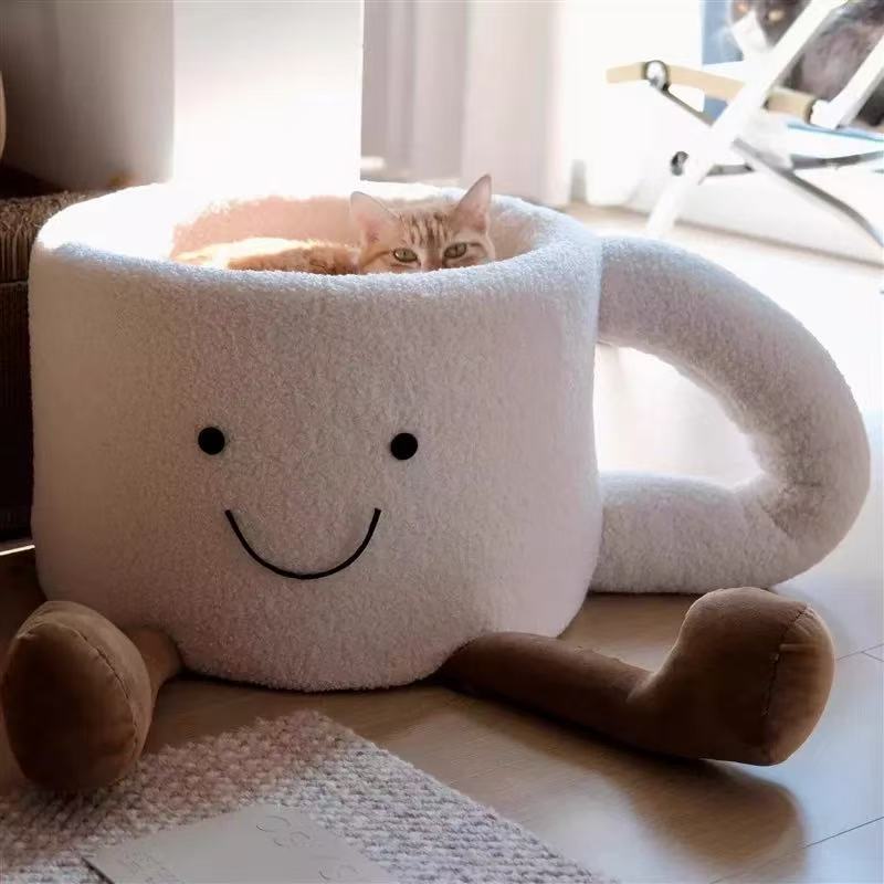 Cup of Cozy Cat Bed