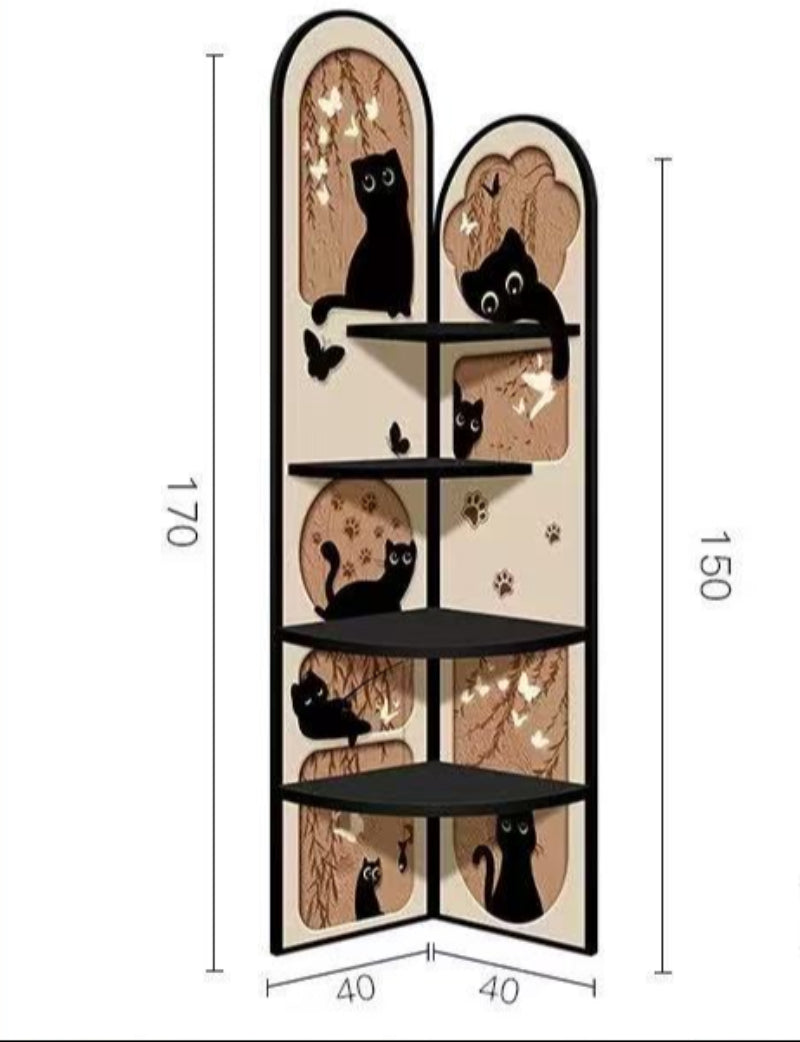 Whisker Nook Corner Shelf