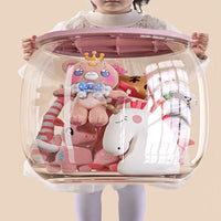 Whimsy Plush Toy Storage Stool