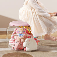 Whimsy Plush Toy Storage Stool
