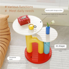 Hi Pop Art Side Table – Double Tier Resin Accent Table