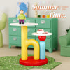 Hi Pop Art Side Table – Double Tier Resin Accent Table