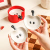 Apple Charm Ceramic Dipping Dish Set
