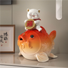 Lucky Koi Cat Coin Bank