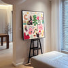 Modern Abstract Graffiti Canvas – Colorful Shapes