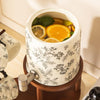 Flora Elegance Ceramic Beverage Dispenser Set