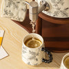 Flora Elegance Ceramic Beverage Dispenser Set