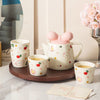 Sweet Bloom Ceramic Tea Set
