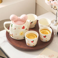Sweet Bloom Ceramic Tea Set