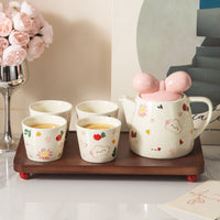 Sweet Bloom Ceramic Tea Set