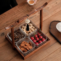 Heritage Walnut Snack Caddy
