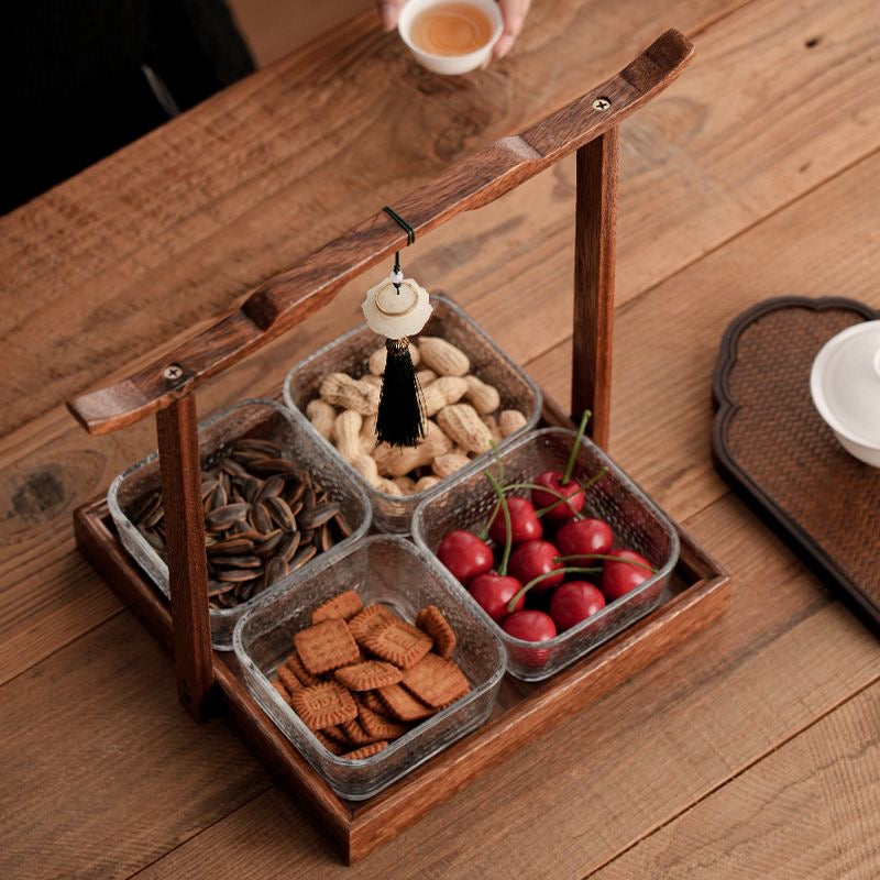Heritage Walnut Snack Caddy