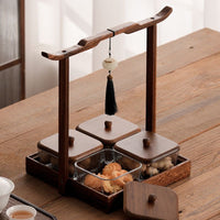 Heritage Walnut Snack Caddy