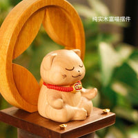 Zen Fortune Cat Figurine