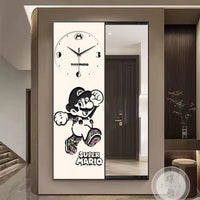 Mario Luxe Entryway Clock Mirror