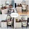 Serene Curve Vanity Table Set