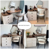Serene Curve Vanity Table Set