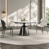 Luxe Marble Round Extension Dining Table