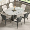 Luxe Marble Round Extension Dining Table