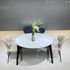 Luna Extendable Marble Dining Table#H25126