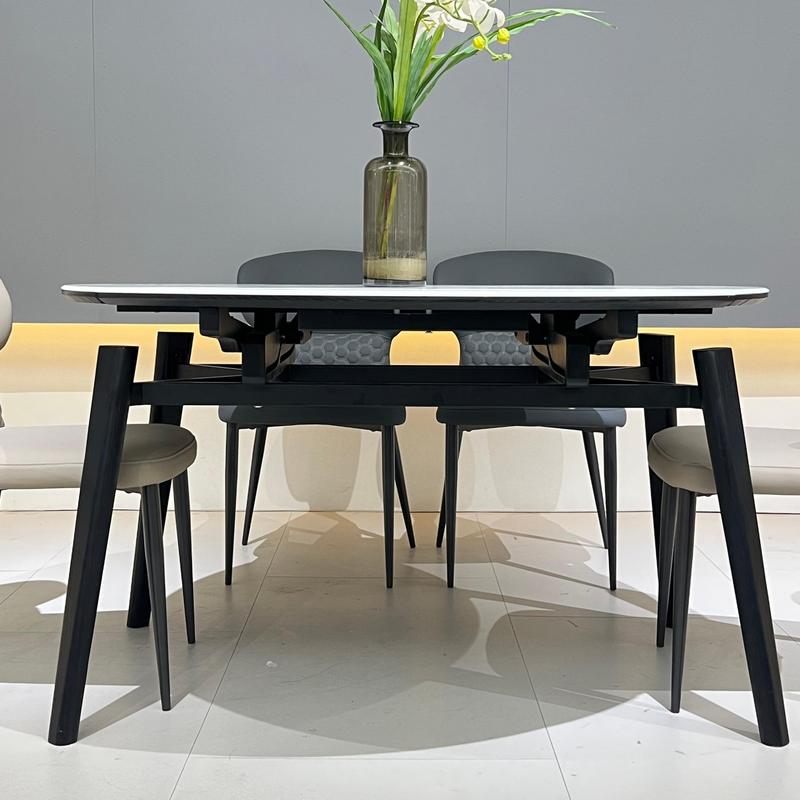 Luna Extendable Marble Dining Table#H25126