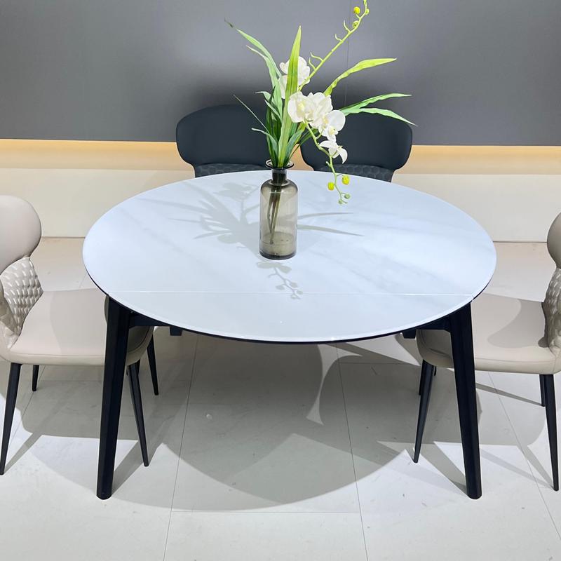 Luna Extendable Marble Dining Table#H25126