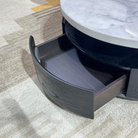 Luna Marble Storage Coffee Table Set#H25140