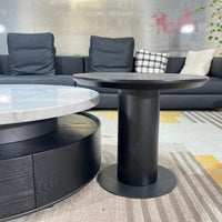 Luna Marble Storage Coffee Table Set#H25140