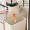 SlimFit Kitchen Storage Cart with Trash Bin
