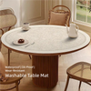 LuxeShield Round Table Mat