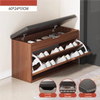 LuxeBench Shoe Storage Cabinet