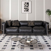 Metro Luxe Leather Sofa