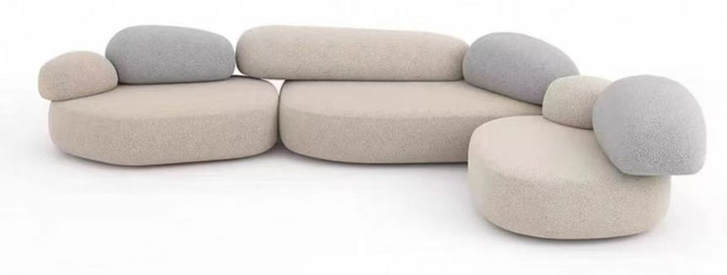 Cloud Pebble Modular Sofa – Customizable by Color Swatch