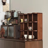 Walnut Grid Mug Display Shelf