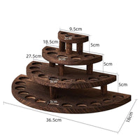 Rustic Tiered Essential Oil Organizer