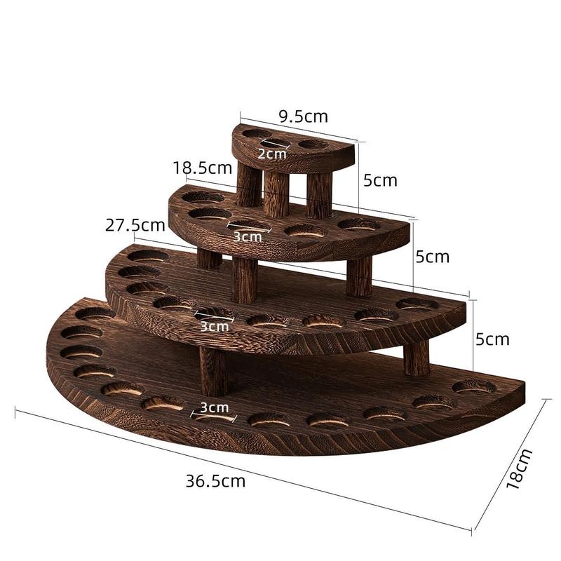 Rustic Tiered Essential Oil Organizer