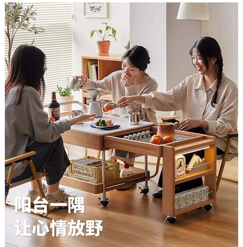 Nomad Rolling Tea Table