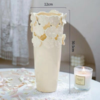 Petal Lace Ceramic Vase