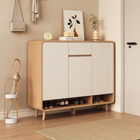 Ecological Wooden Shoe Cabinet Entrance Cabinet